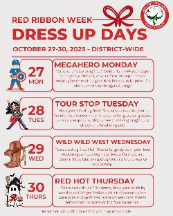 Red Ribbon Week Dress Up Day